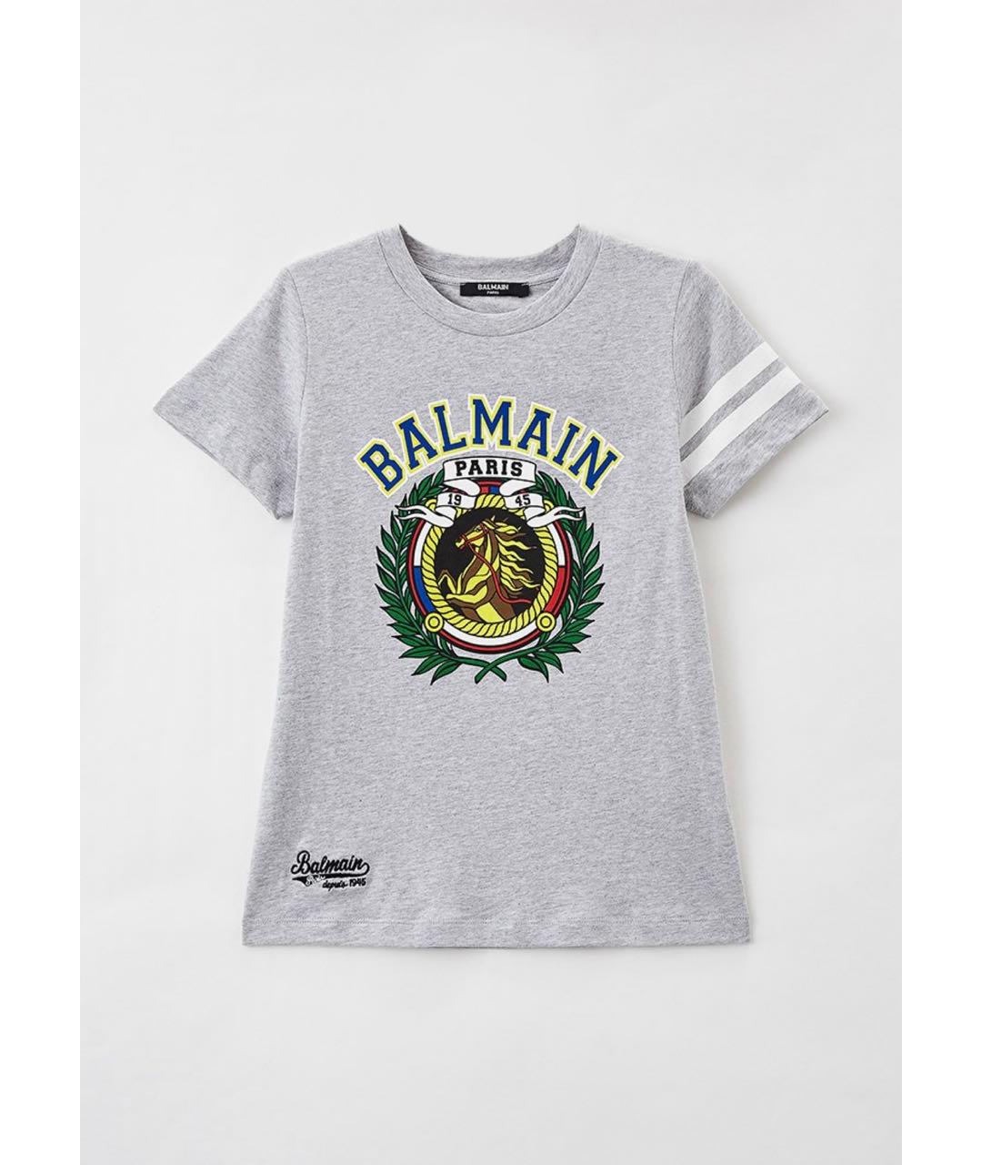 BALMAIN Серый детская футболка / топ, фото 9