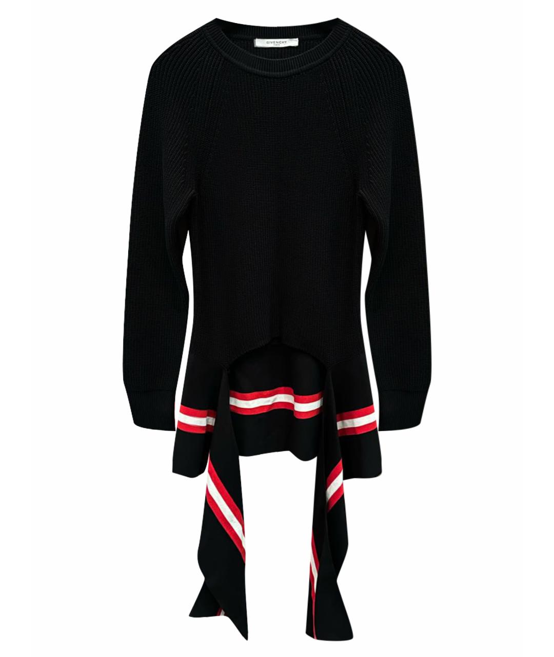 GIVENCHY Черный хлопковый джемпер / свитер, фото 1