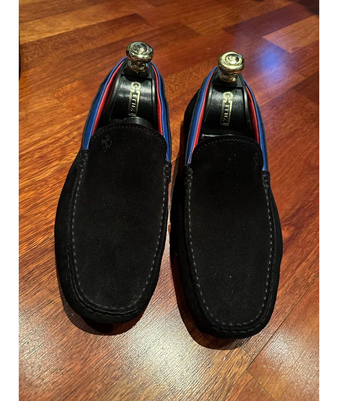 TOD'S Черные замшевые мокасины, фото 2