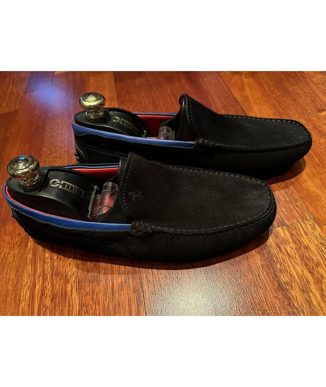 TOD'S Черные замшевые мокасины, фото 4