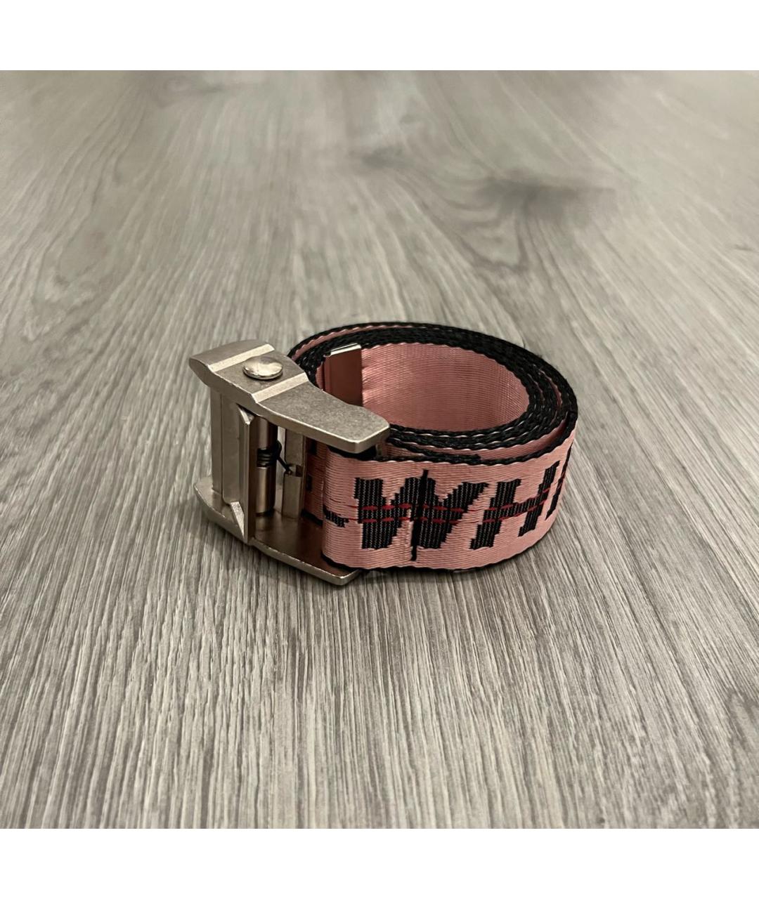 OFF-WHITE Розовый ремень, фото 4