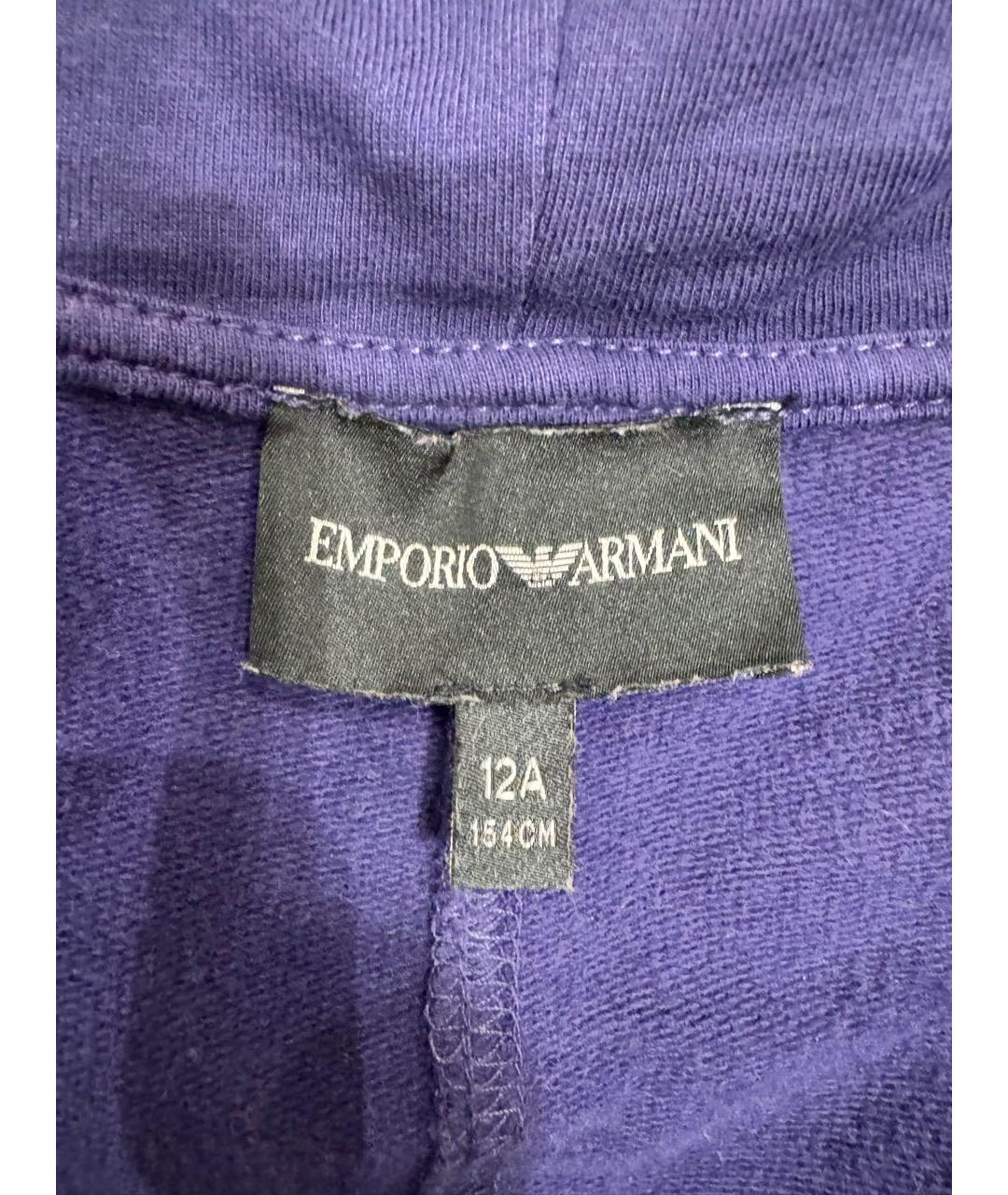 EMPORIO ARMANI Фиолетовый хлопковый комплект, фото 4