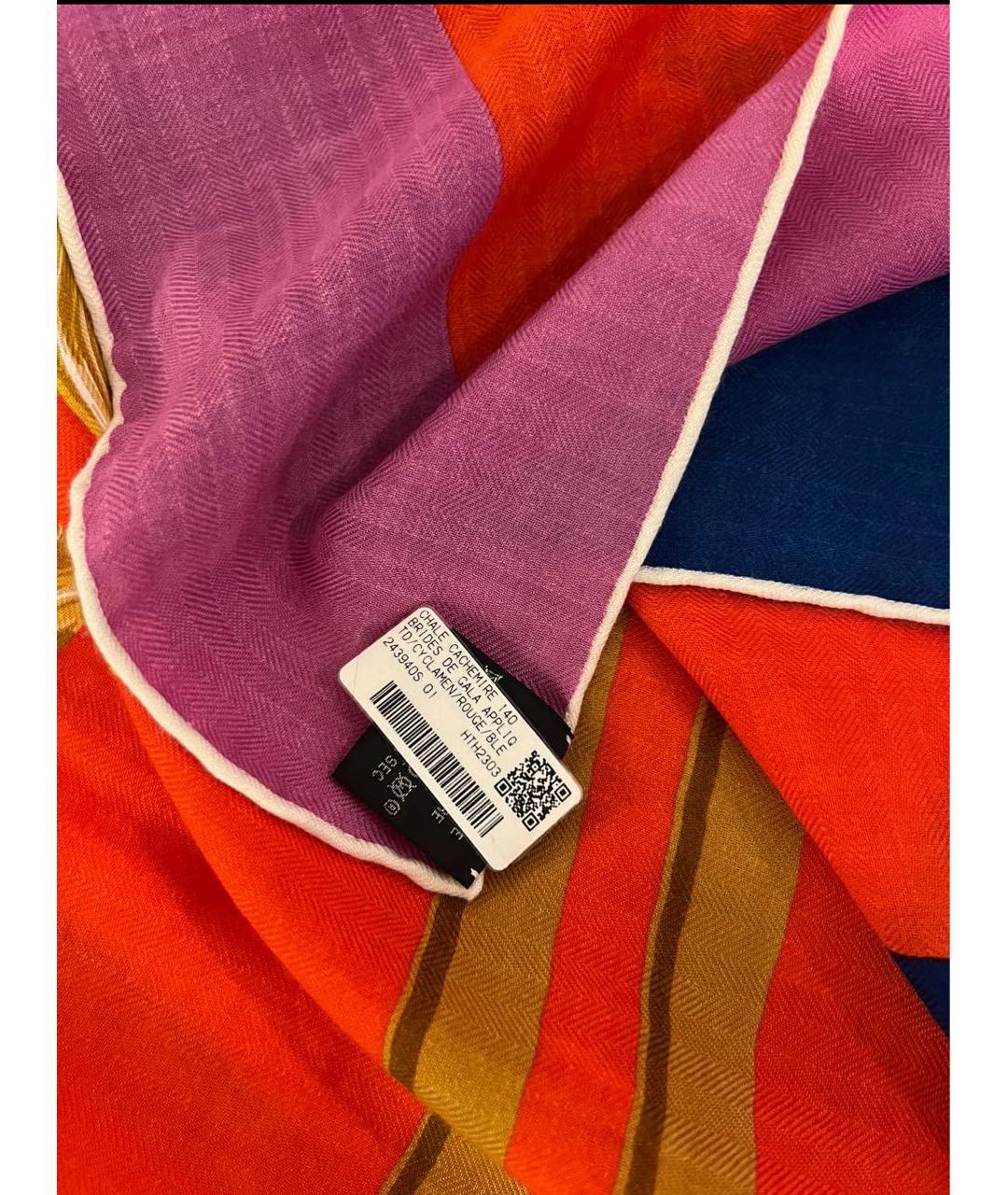 HERMES PRE-OWNED Мульти кашемировый платок, фото 3