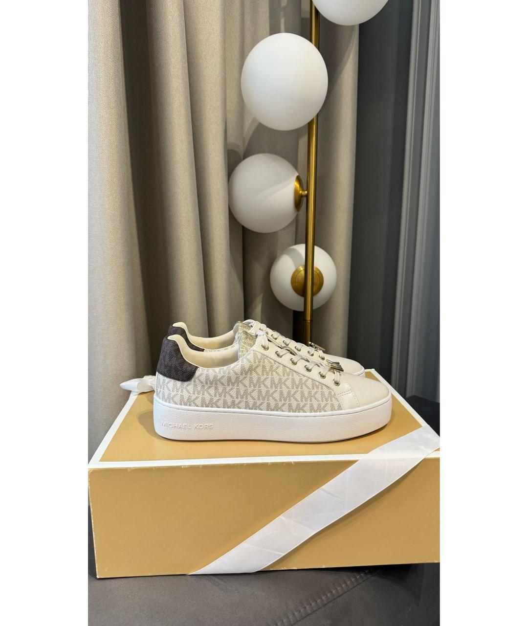 MICHAEL KORS Белые кеды, фото 4