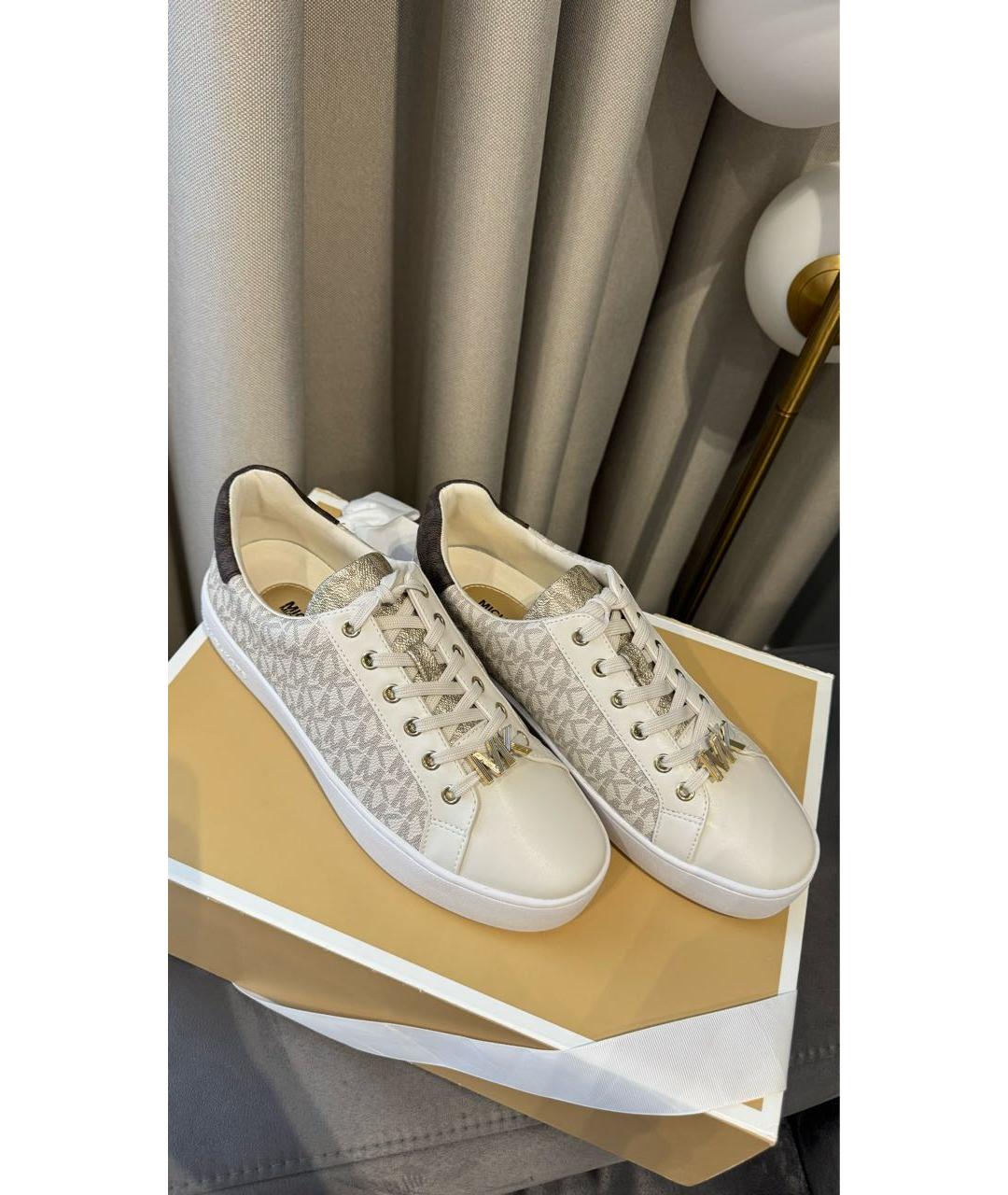 MICHAEL KORS Белые кеды, фото 3