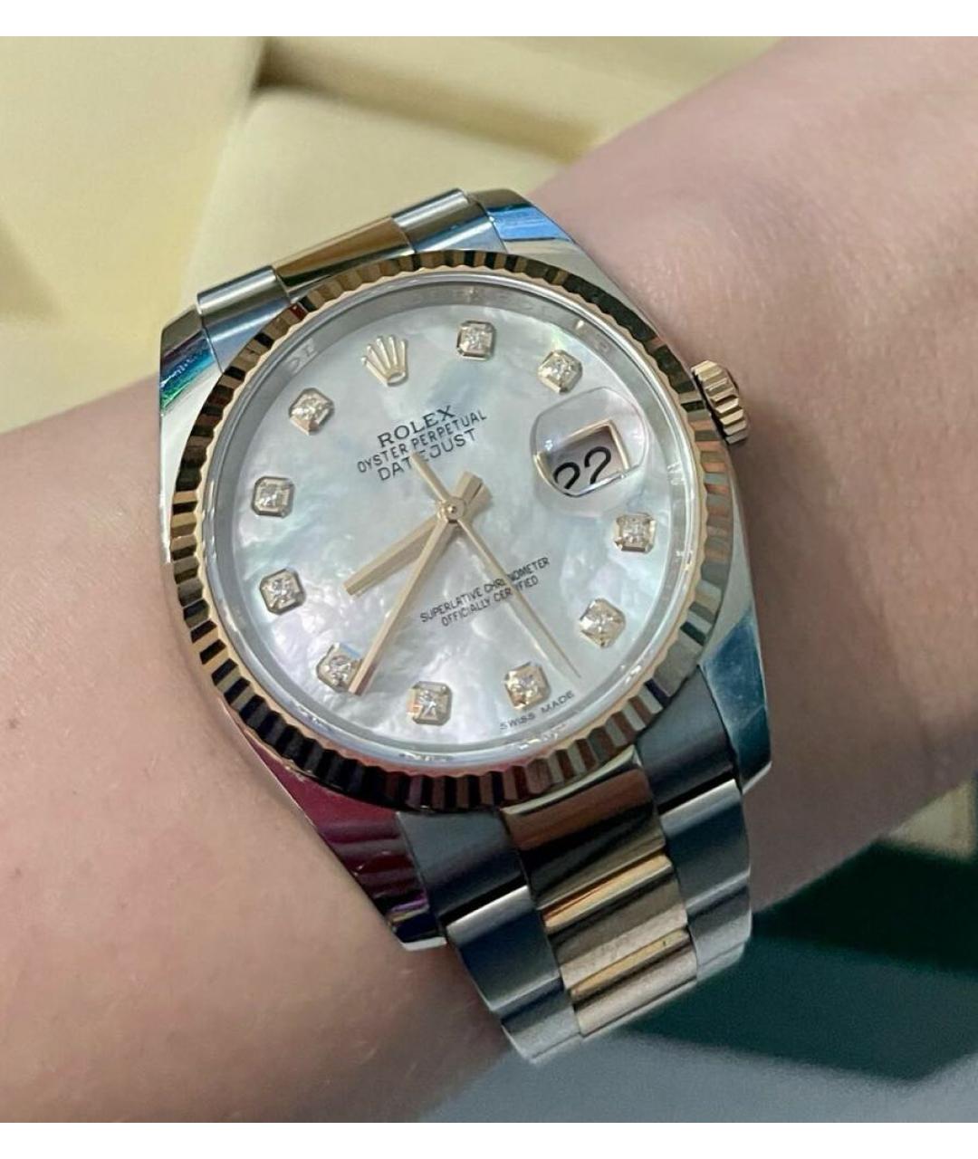 ROLEX Часы из розового золота, фото 4