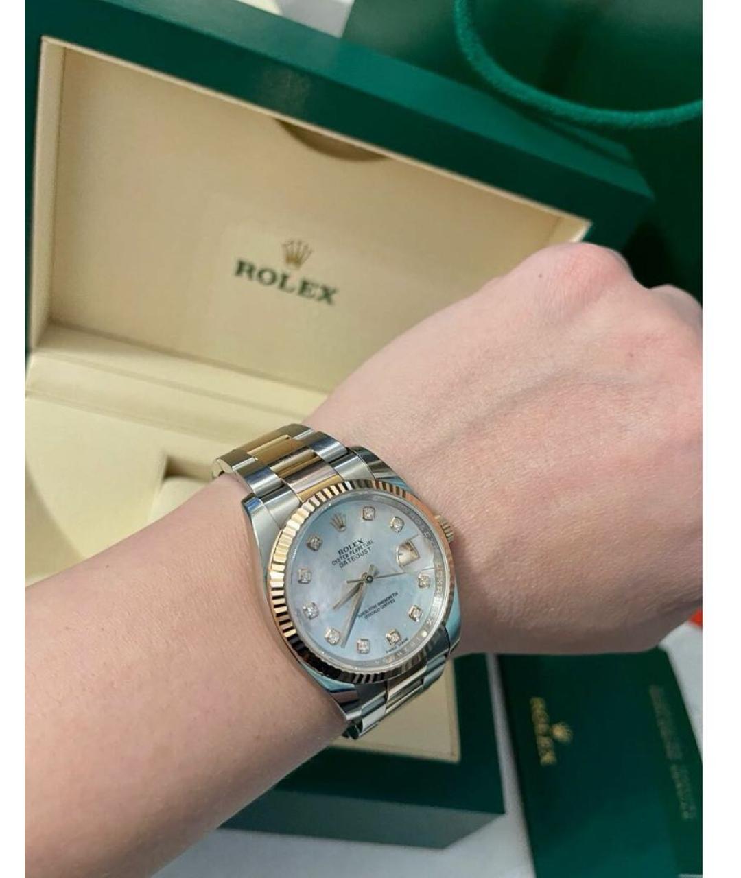 ROLEX Часы из розового золота, фото 5