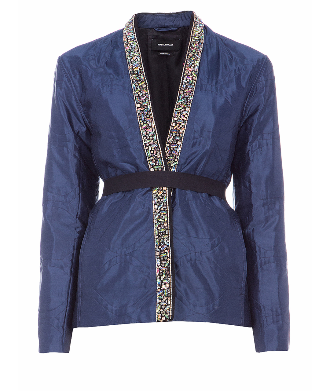 ISABEL MARANT Темно-синий шелковый жакет/пиджак, фото 1