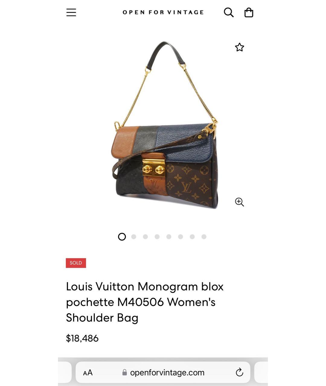 LOUIS VUITTON Кожаная сумка через плечо, фото 3