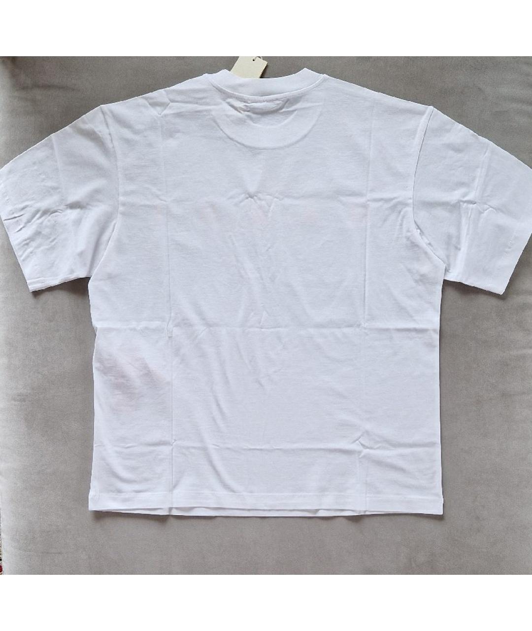 MARNI Белая хлопковая футболка, фото 2