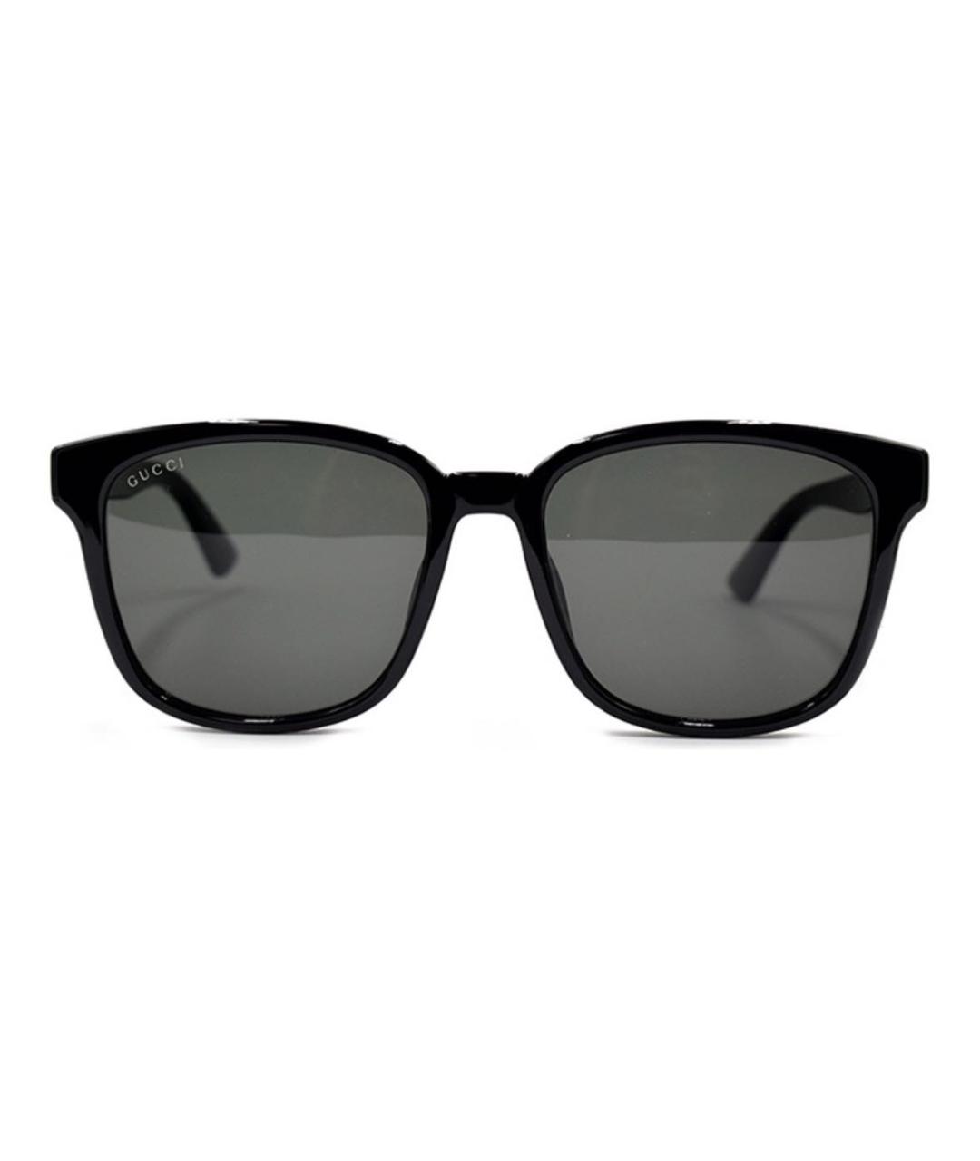GUCCI Черные пластиковые солнцезащитные очки, фото 1