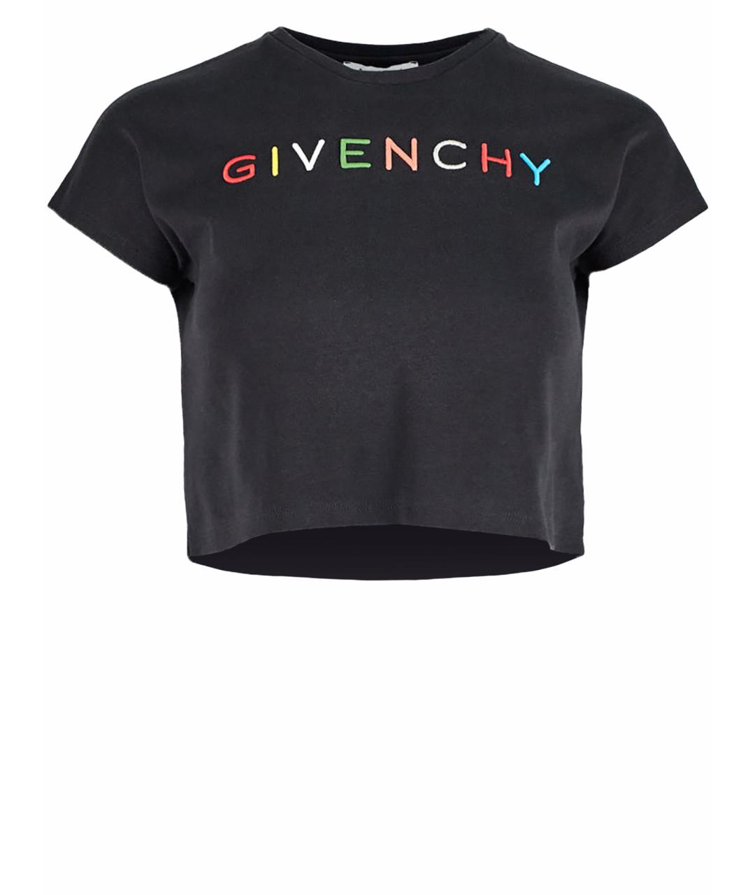 GIVENCHY Черный хлопковый детская футболка / топ, фото 1