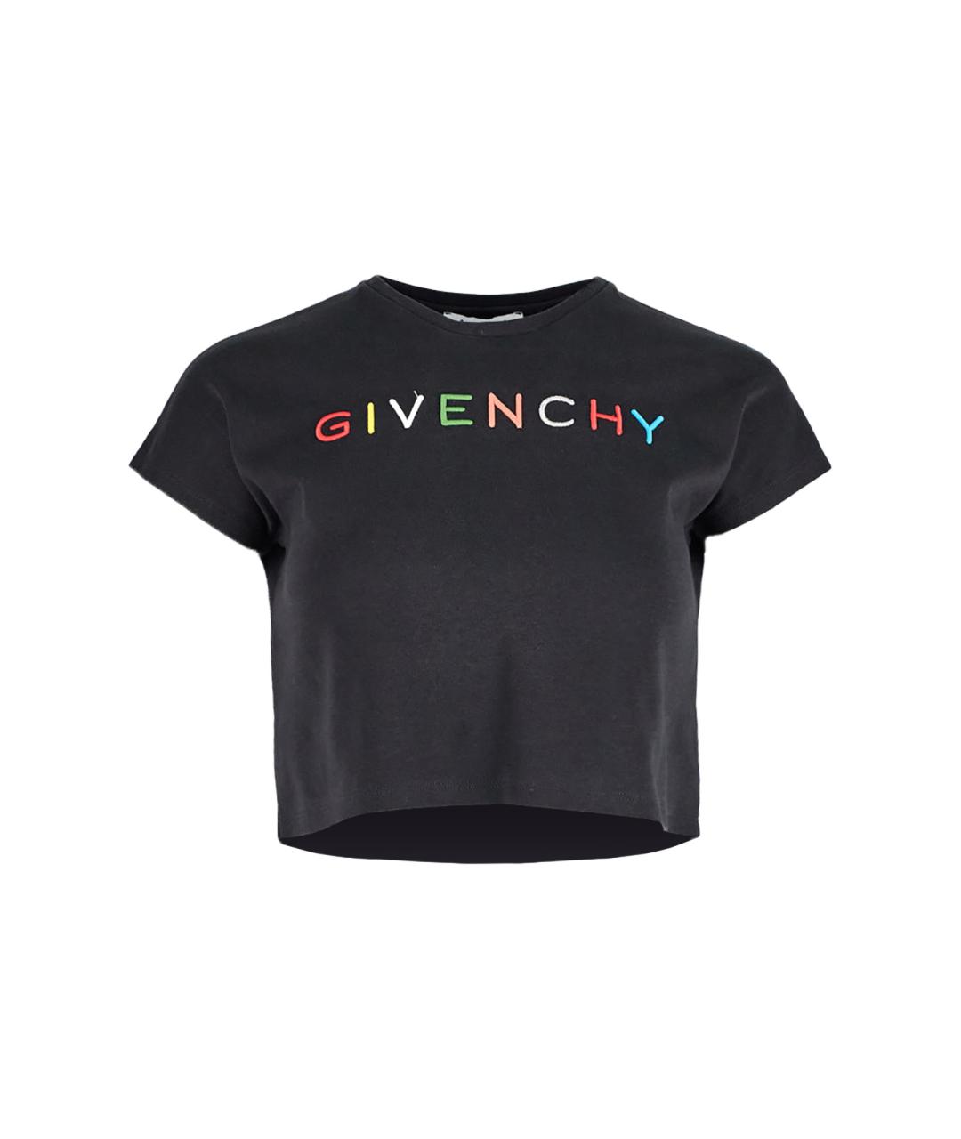GIVENCHY Черный хлопковый детская футболка / топ, фото 7