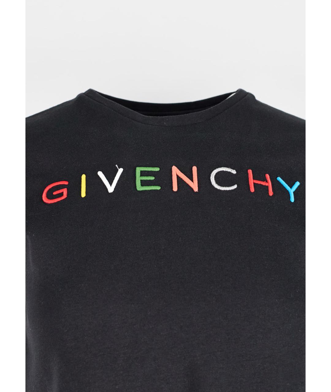 GIVENCHY Черный хлопковый детская футболка / топ, фото 3