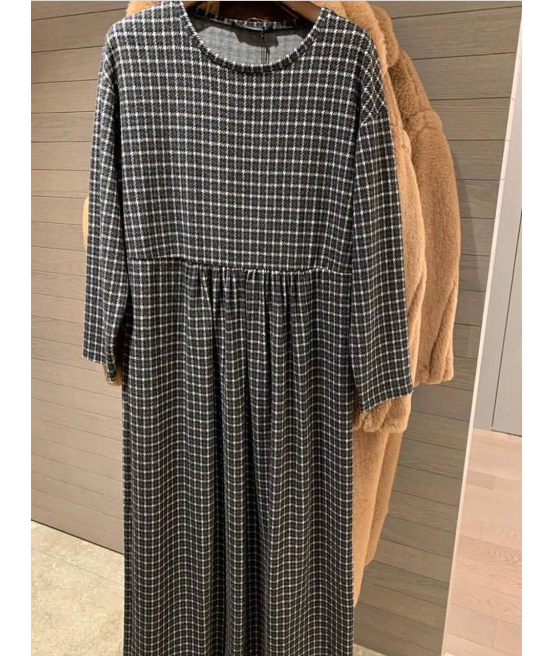 WEEKEND MAX MARA Серое вискозное повседневное платье для женщин