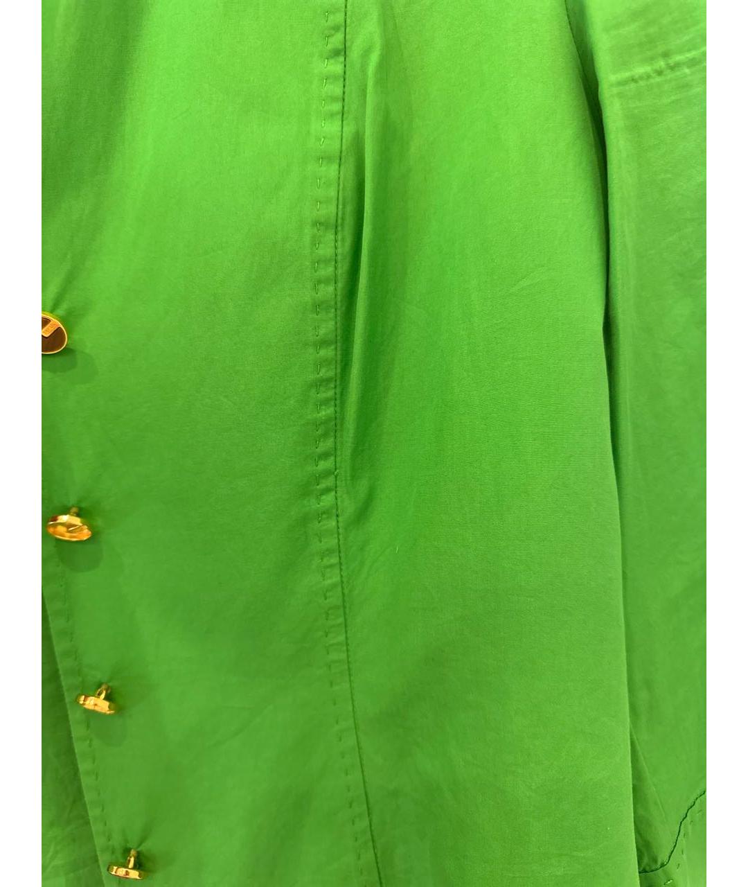 ESCADA Зеленая хлопковая рубашка, фото 4