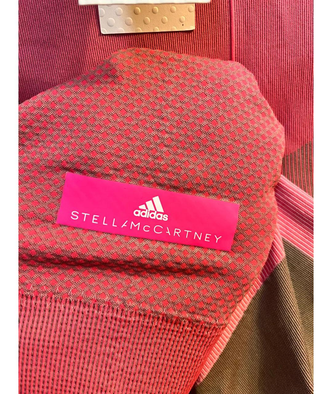 ADIDAS BY STELLA MCCARTNEY Розовые полиамидовые спортивные брюки и шорты, фото 4