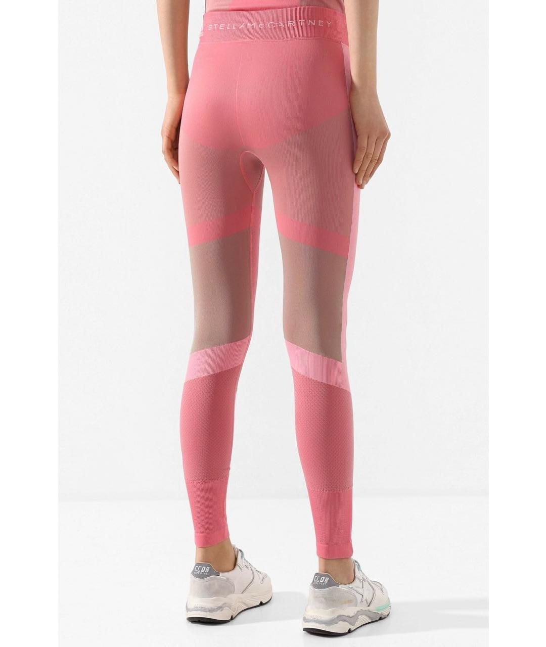ADIDAS BY STELLA MCCARTNEY Розовые полиамидовые спортивные брюки и шорты, фото 6