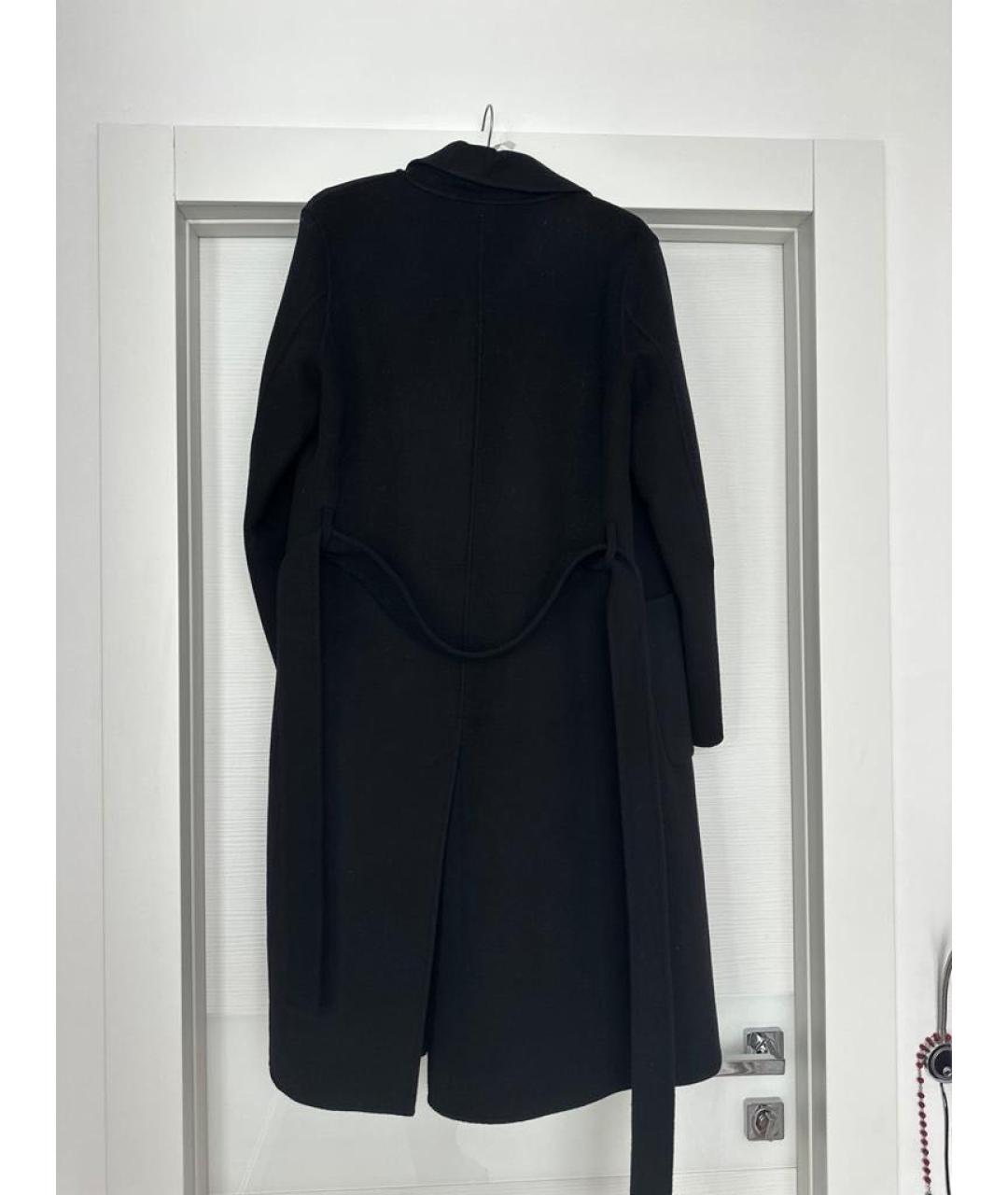 MICHAEL KORS Черное шерстяное пальто, фото 2
