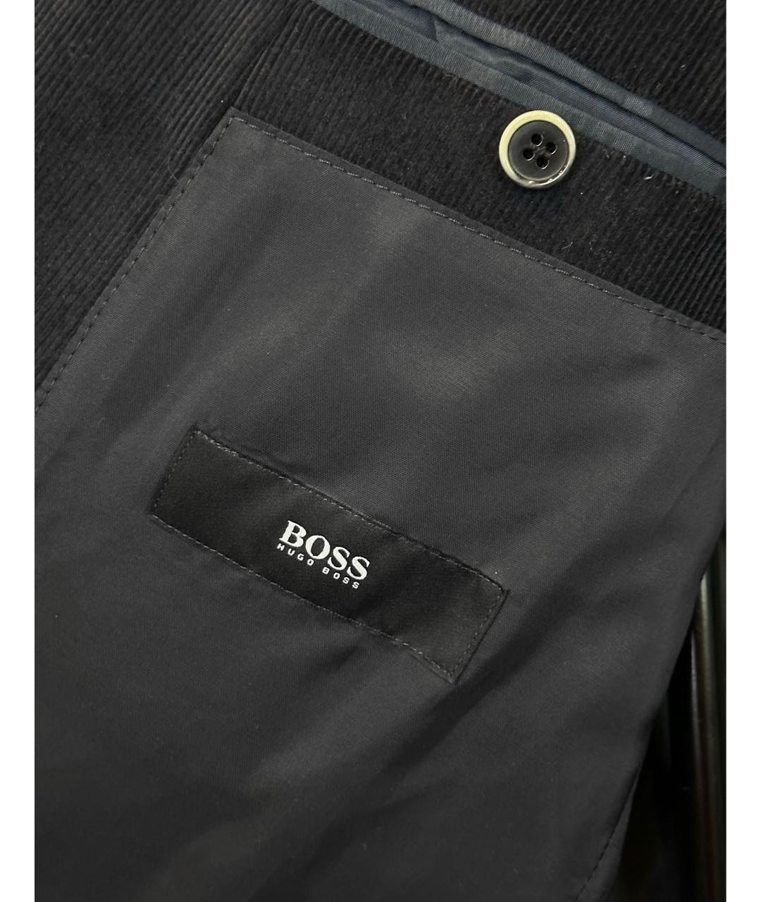 HUGO BOSS Темно-синий вискозный пиджак, фото 8