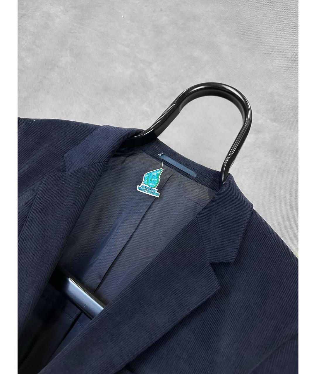 HUGO BOSS Темно-синий вискозный пиджак, фото 5