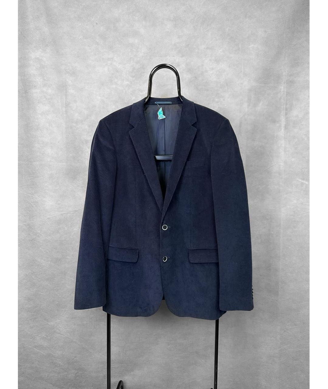 HUGO BOSS Темно-синий вискозный пиджак, фото 9