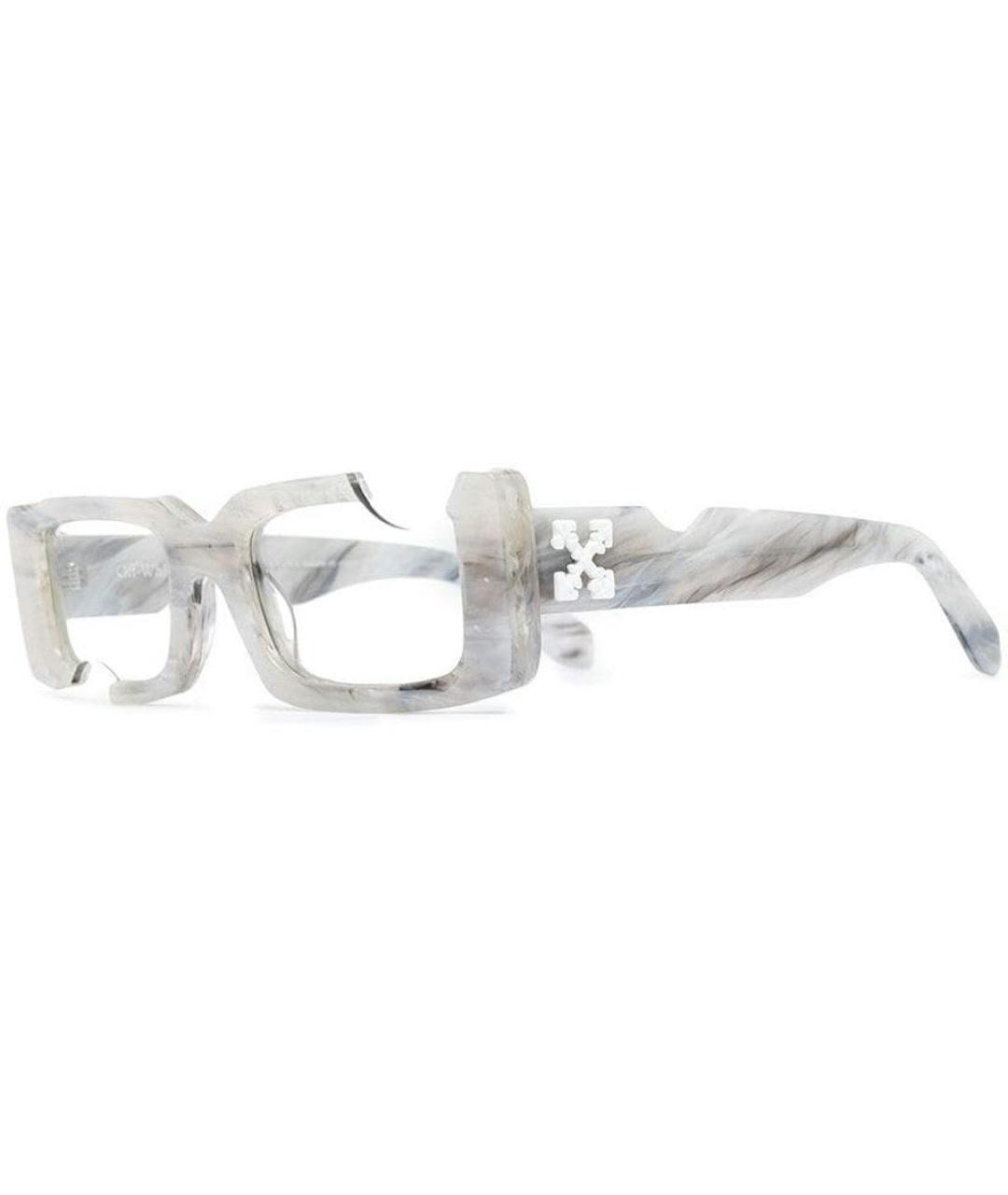 OFF-WHITE Серые пластиковые солнцезащитные очки, фото 2