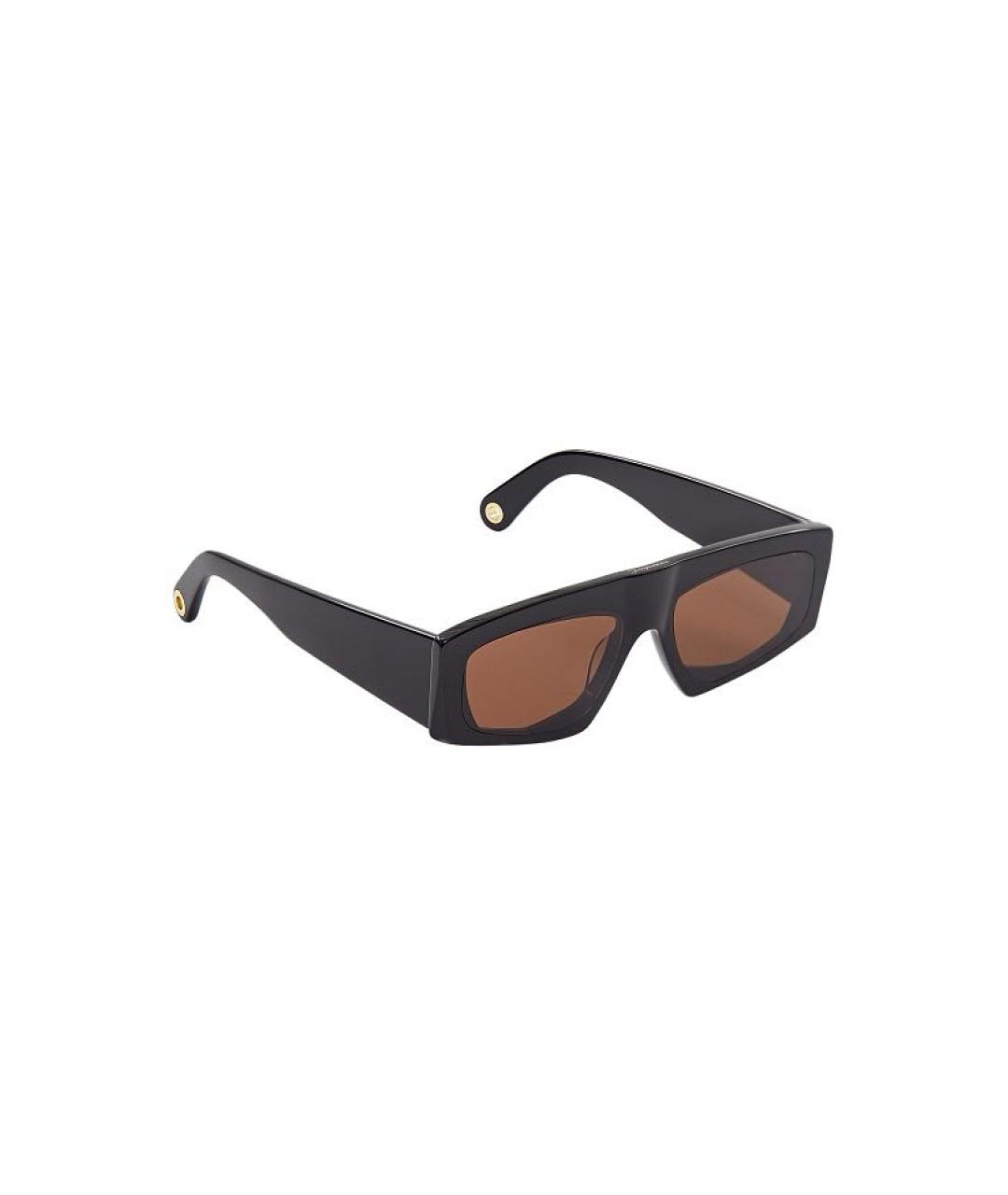 JACQUEMUS Черные пластиковые солнцезащитные очки, фото 2