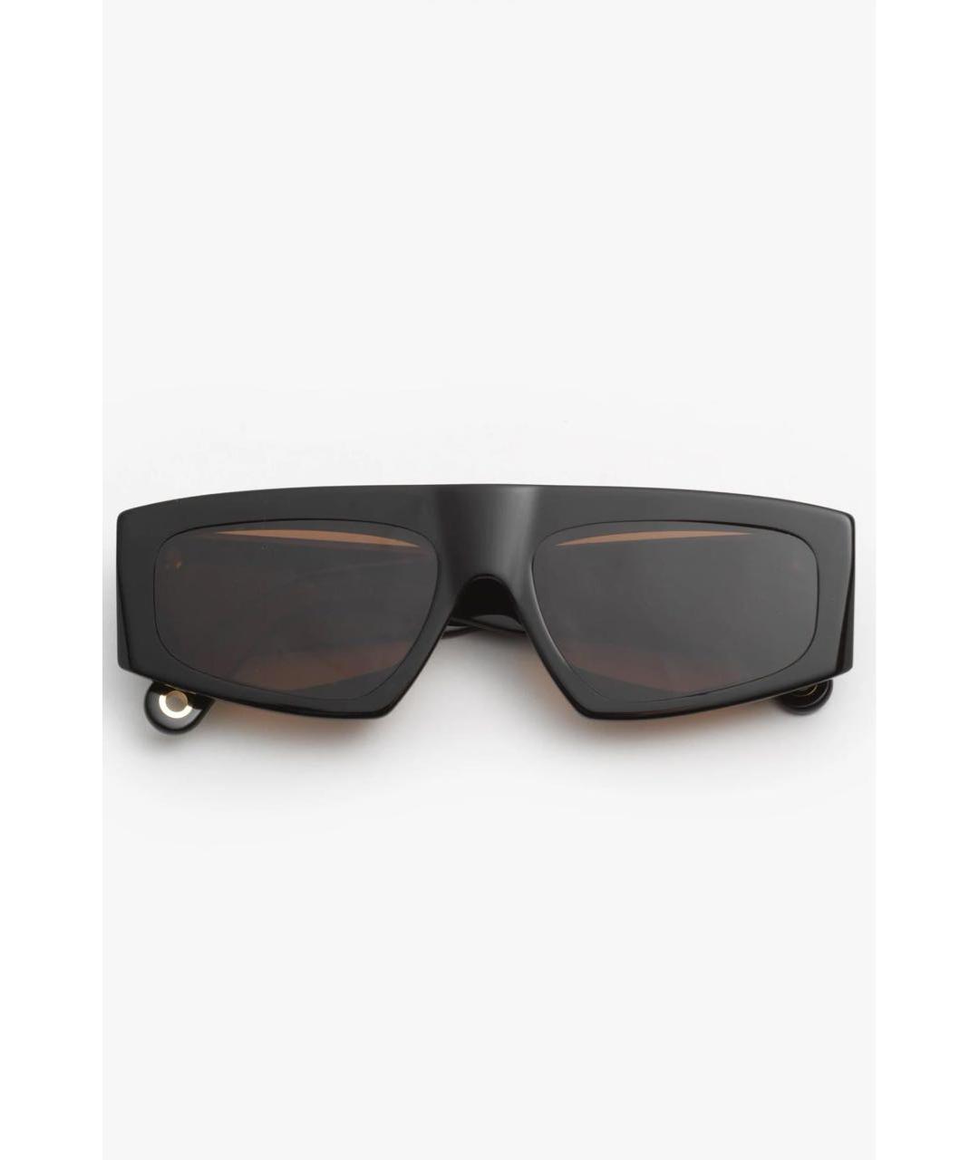 JACQUEMUS Черные пластиковые солнцезащитные очки, фото 6