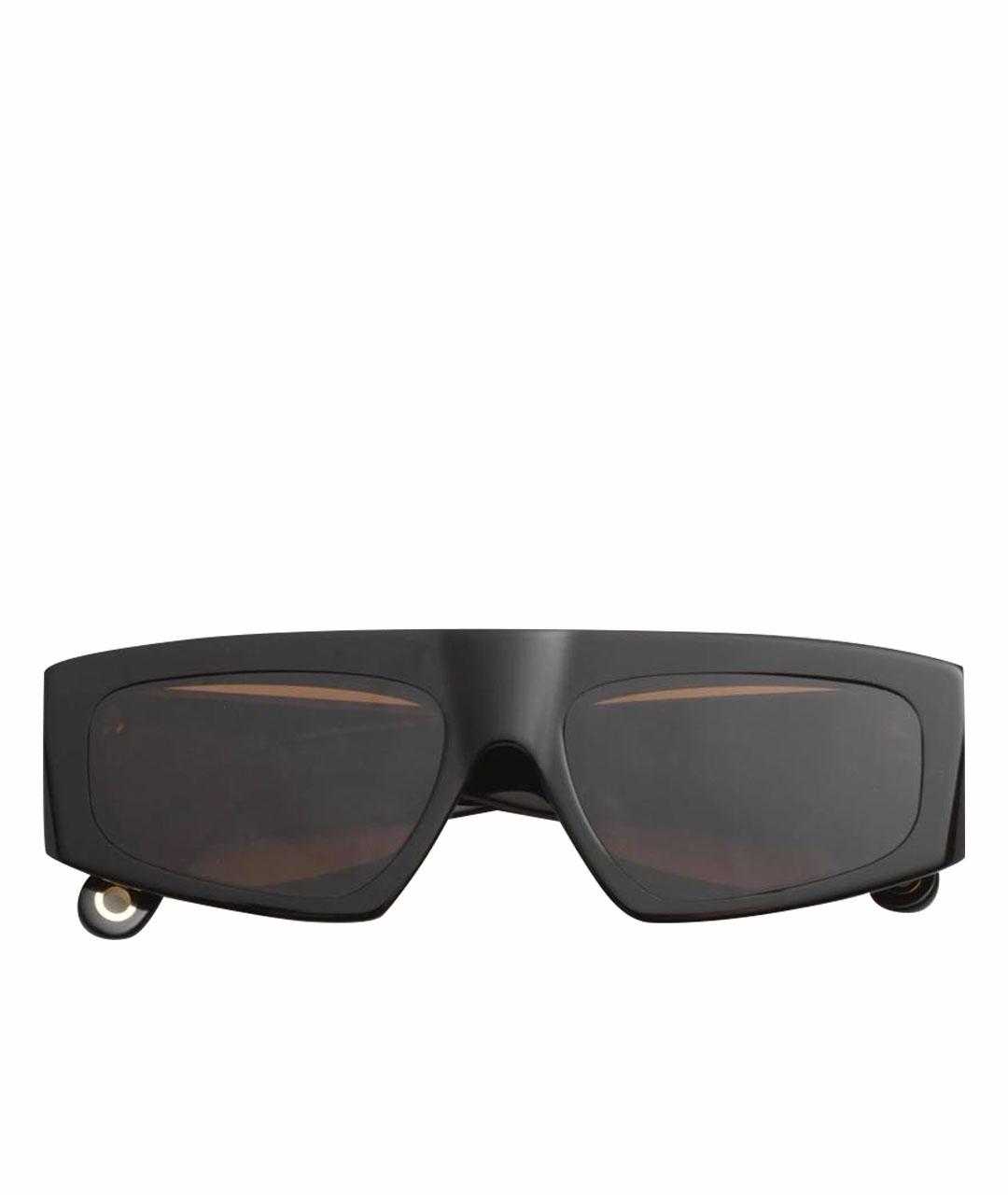 JACQUEMUS Черные пластиковые солнцезащитные очки, фото 1