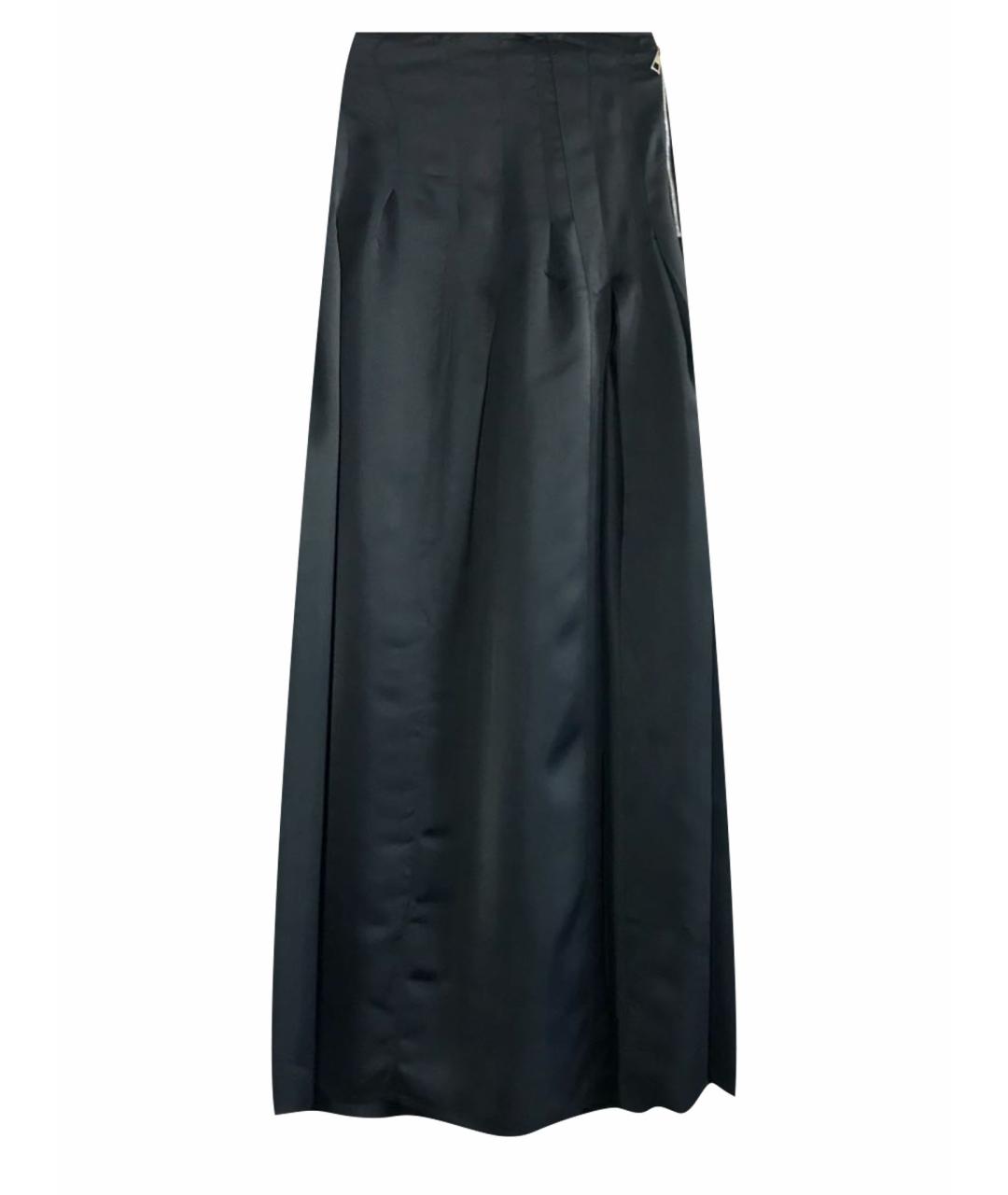 LOUIS VUITTON Черная вискозная юбка макси, фото 1