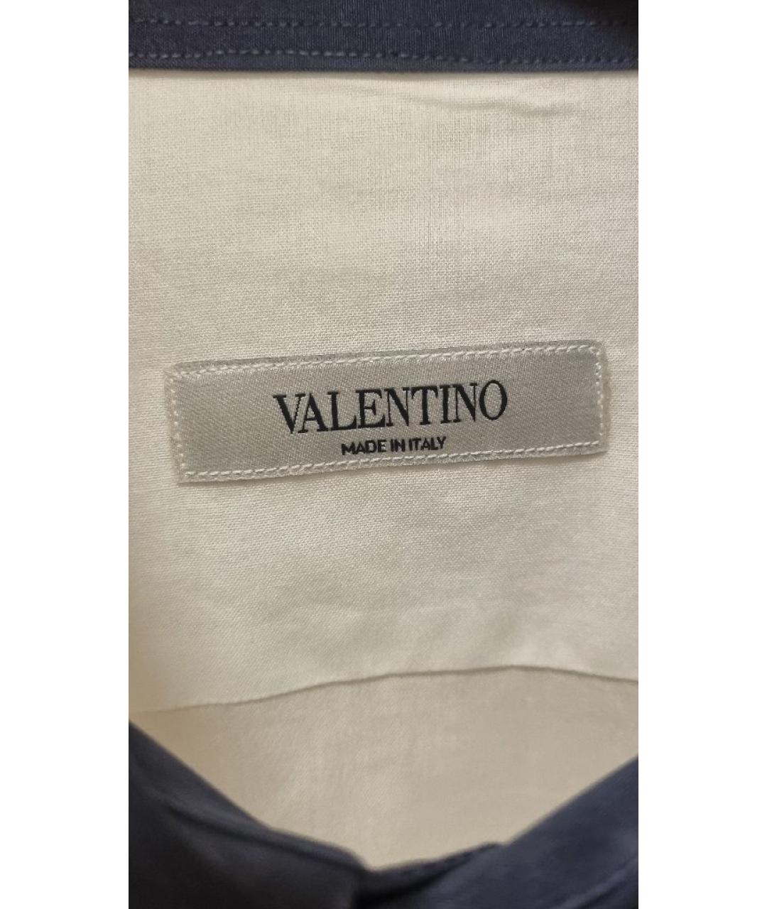 VALENTINO Белая хлопковая кэжуал рубашка, фото 3