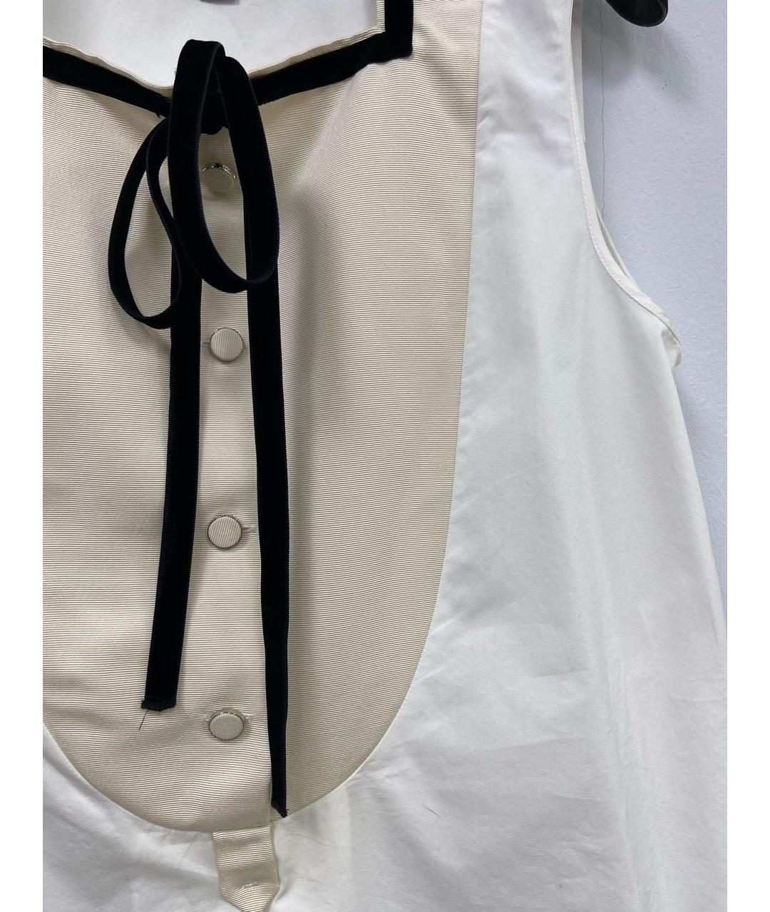 LOUIS VUITTON PRE-OWNED Белая хлопковая блузы, фото 4