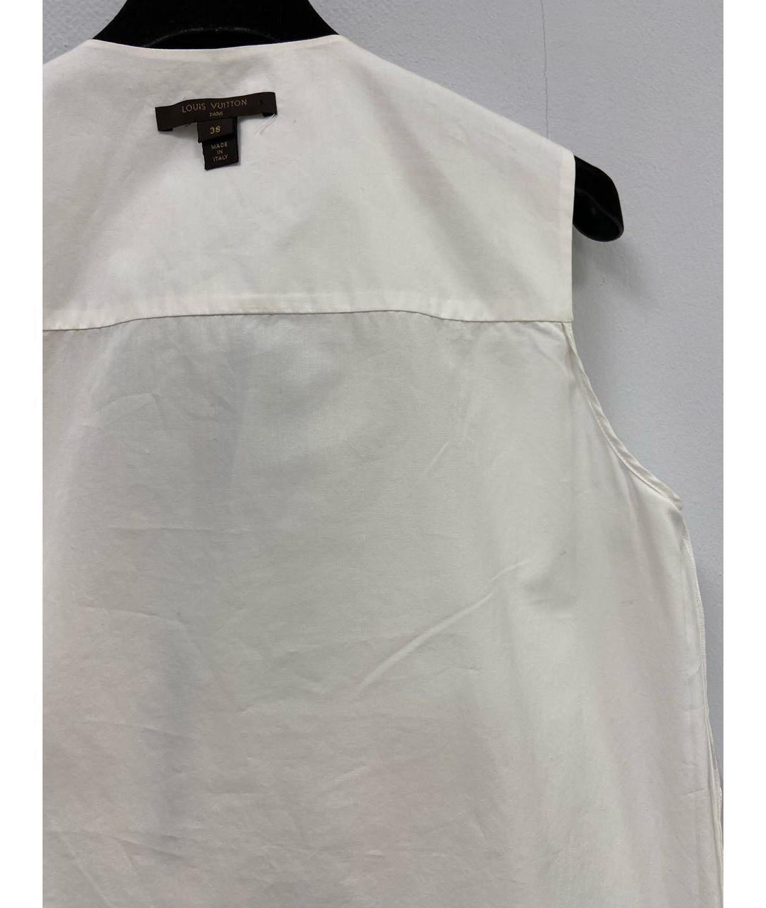 LOUIS VUITTON PRE-OWNED Белая хлопковая блузы, фото 3
