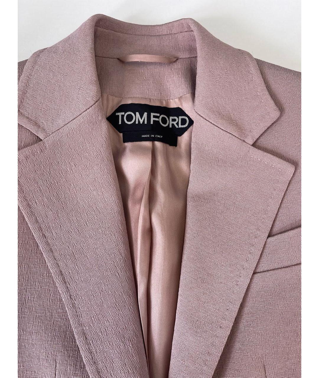 TOM FORD Розовый вискозный костюм с юбками, фото 6