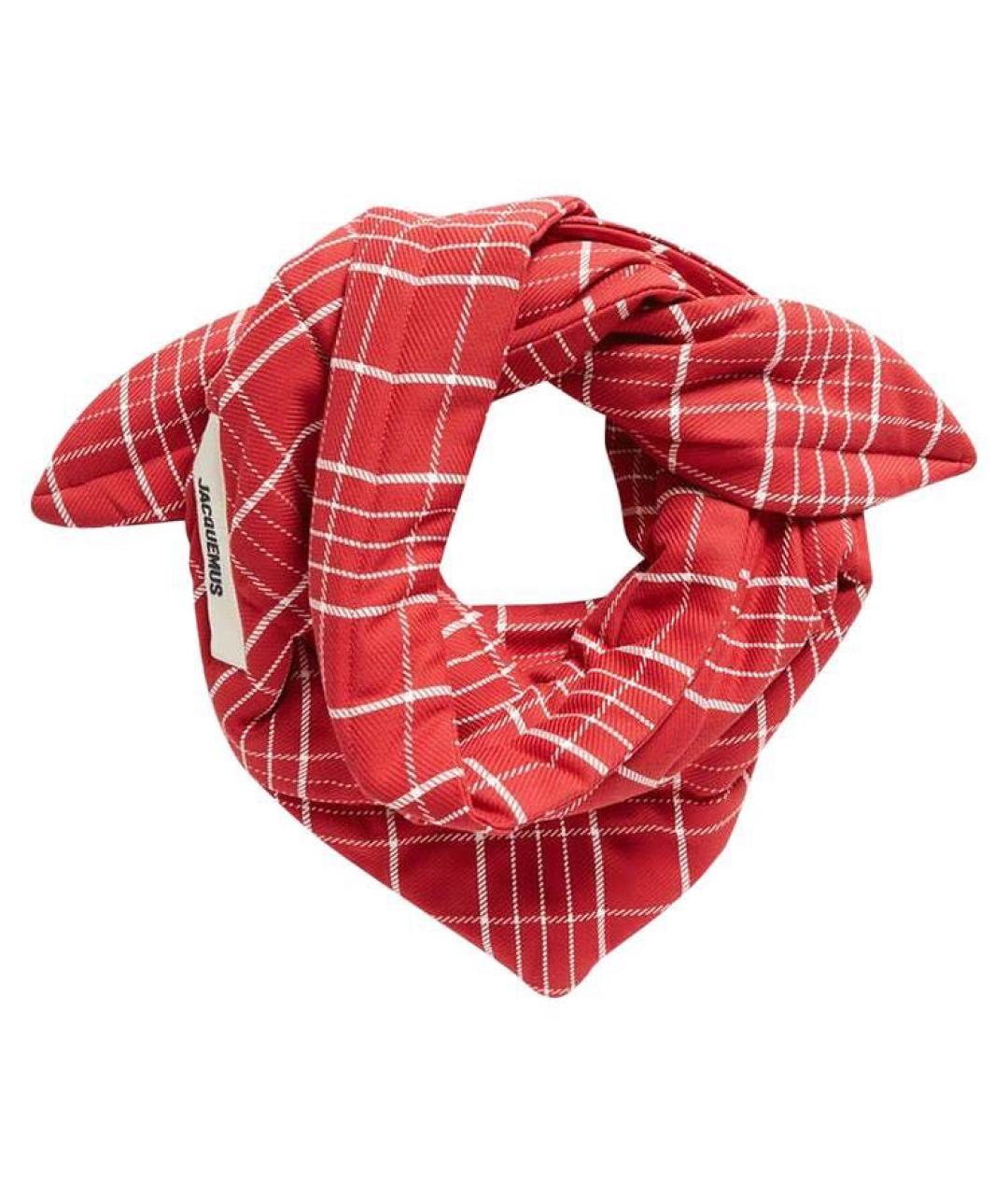 JACQUEMUS Красный хлопковый платок, фото 1