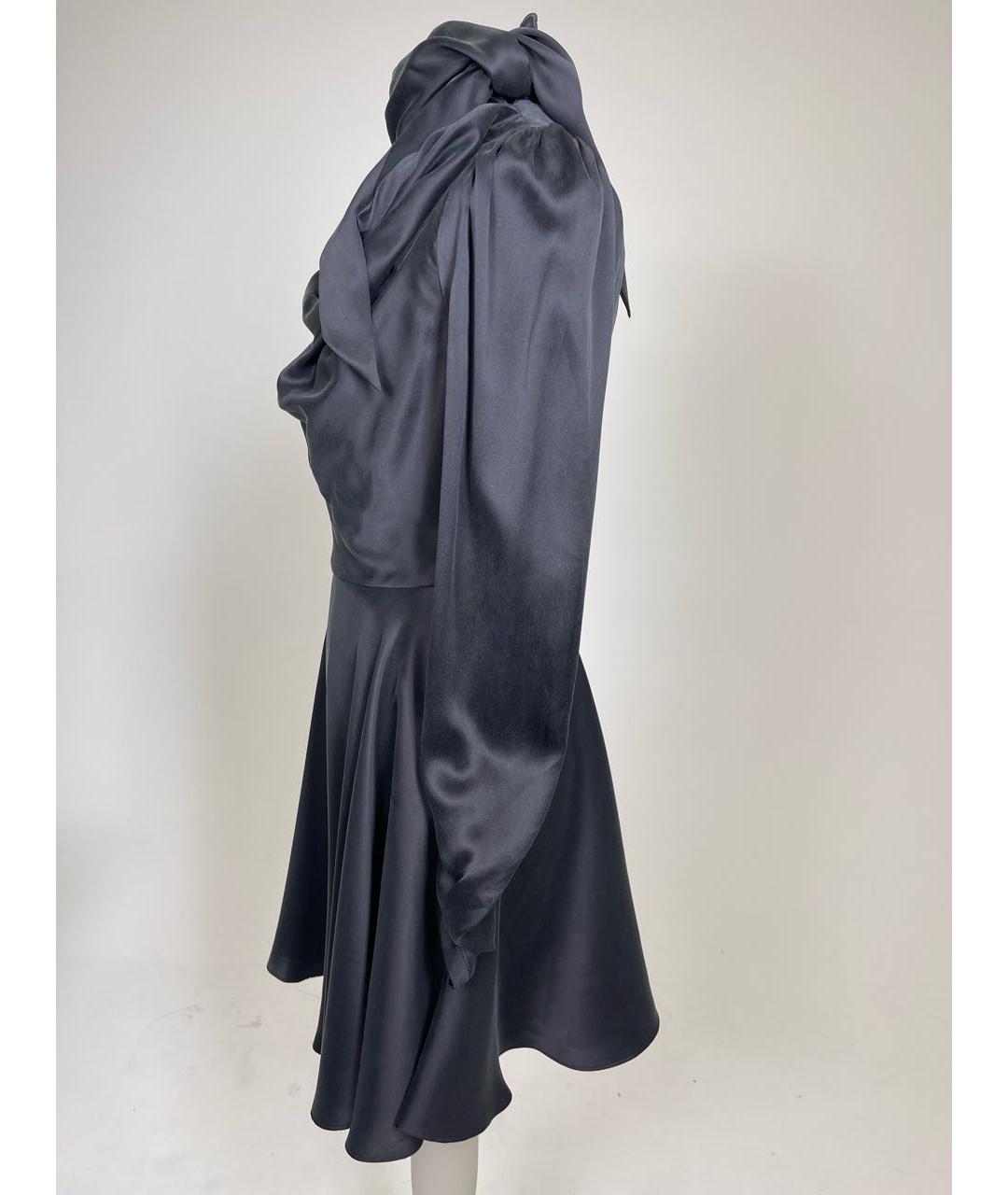 ZIMMERMANN Черное шелковое коктейльное платье, фото 2