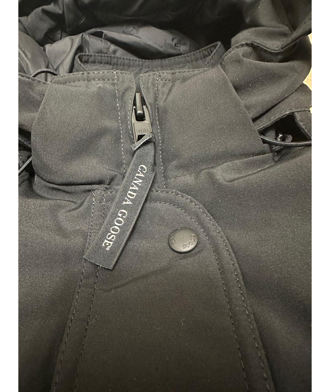 CANADA GOOSE Черная полиэстеровая парка, фото 4