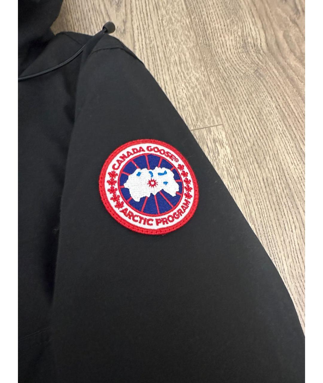 CANADA GOOSE Черная полиэстеровая парка, фото 5