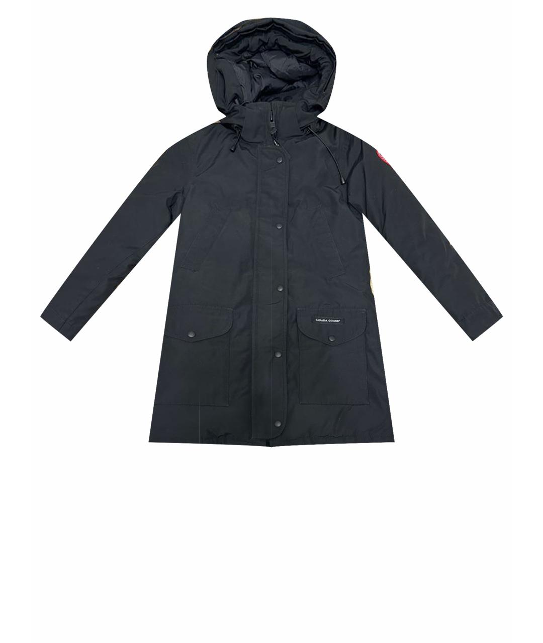 CANADA GOOSE Черная полиэстеровая парка, фото 1