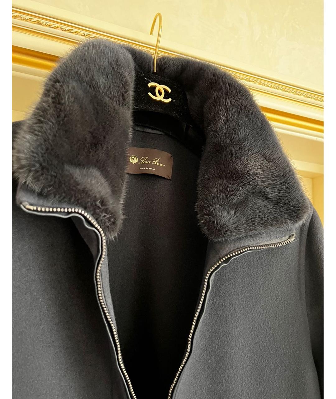 LORO PIANA Темно-синее кашемировое пальто, фото 3