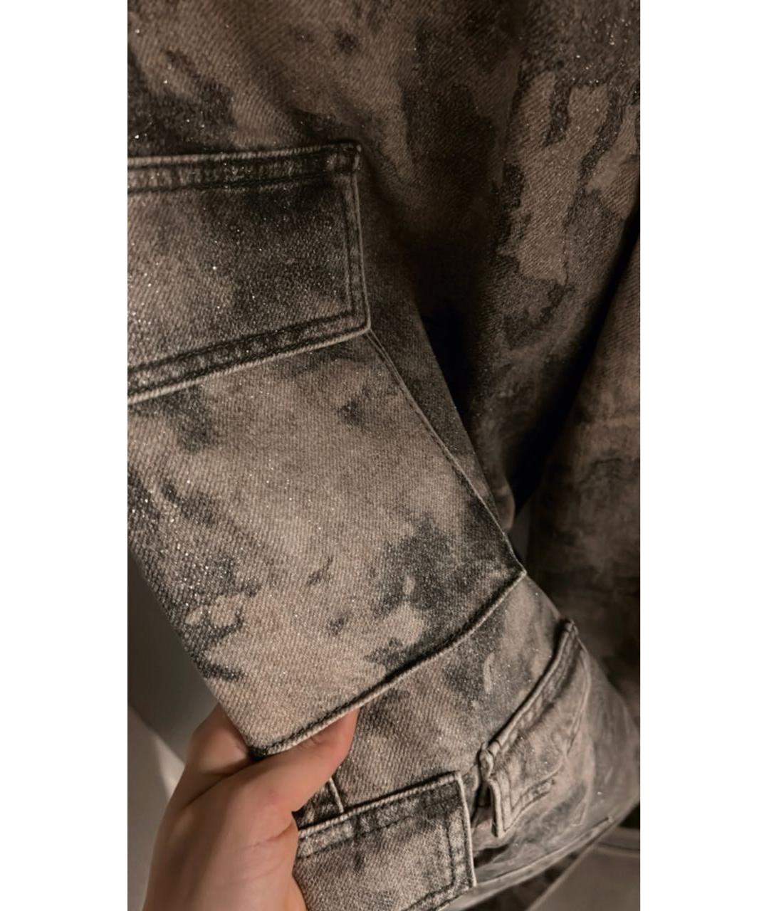 LIU JO Бежевые хлопко-эластановые прямые джинсы, фото 5