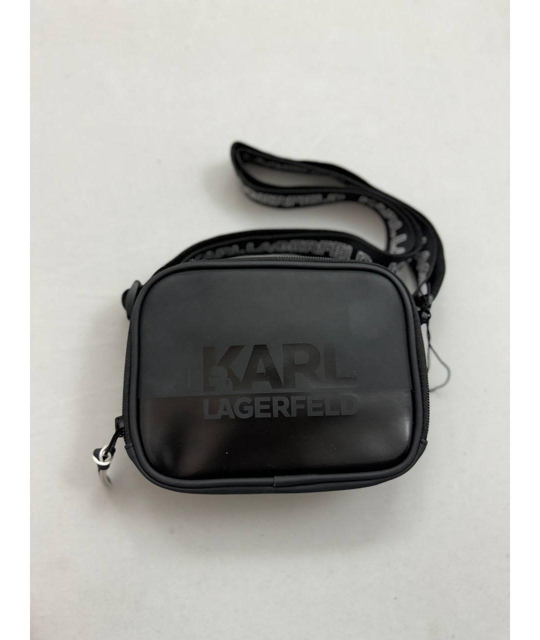 KARL LAGERFELD KIDS Черная сумка, фото 6