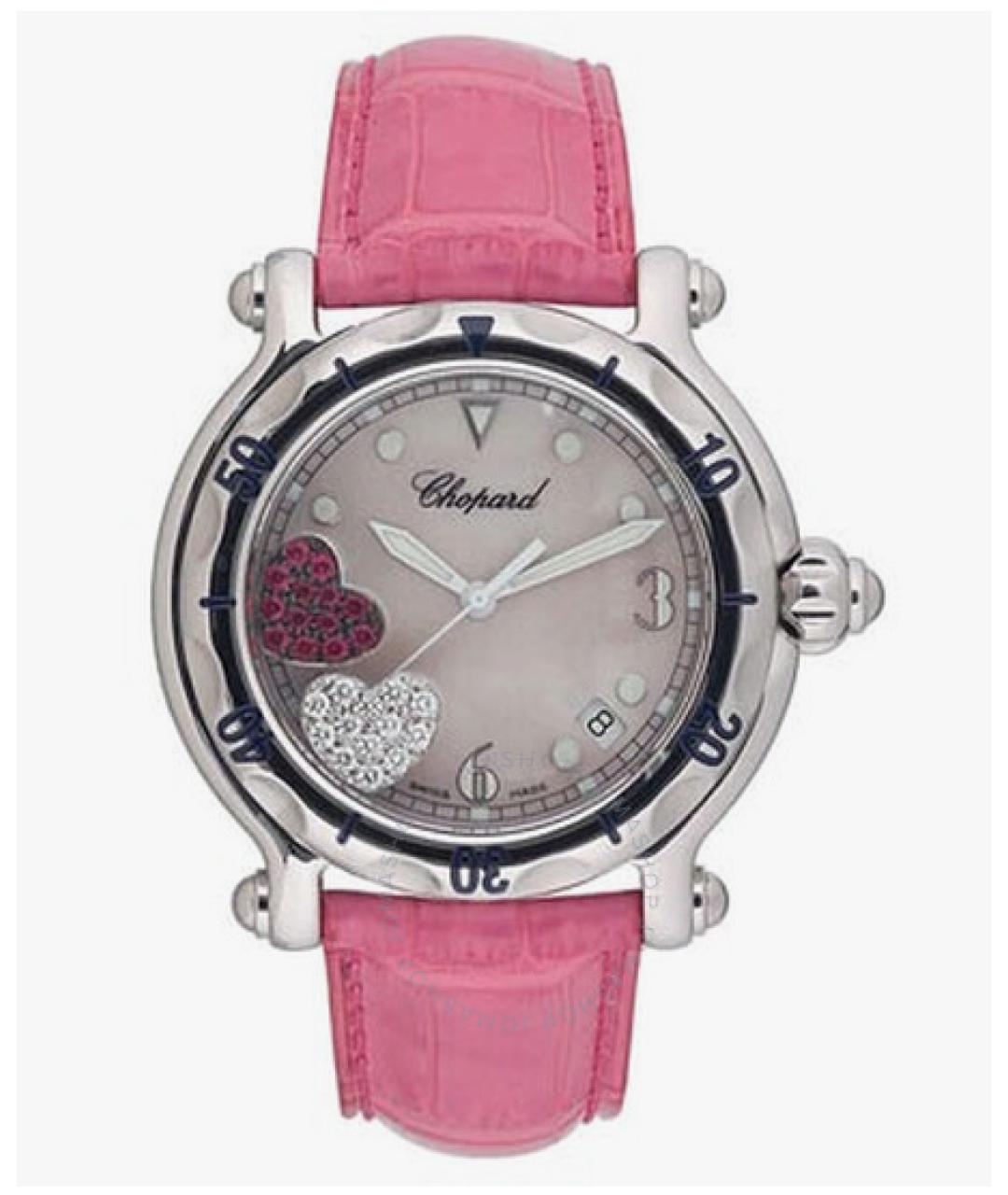 CHOPARD Розовые часы, фото 10