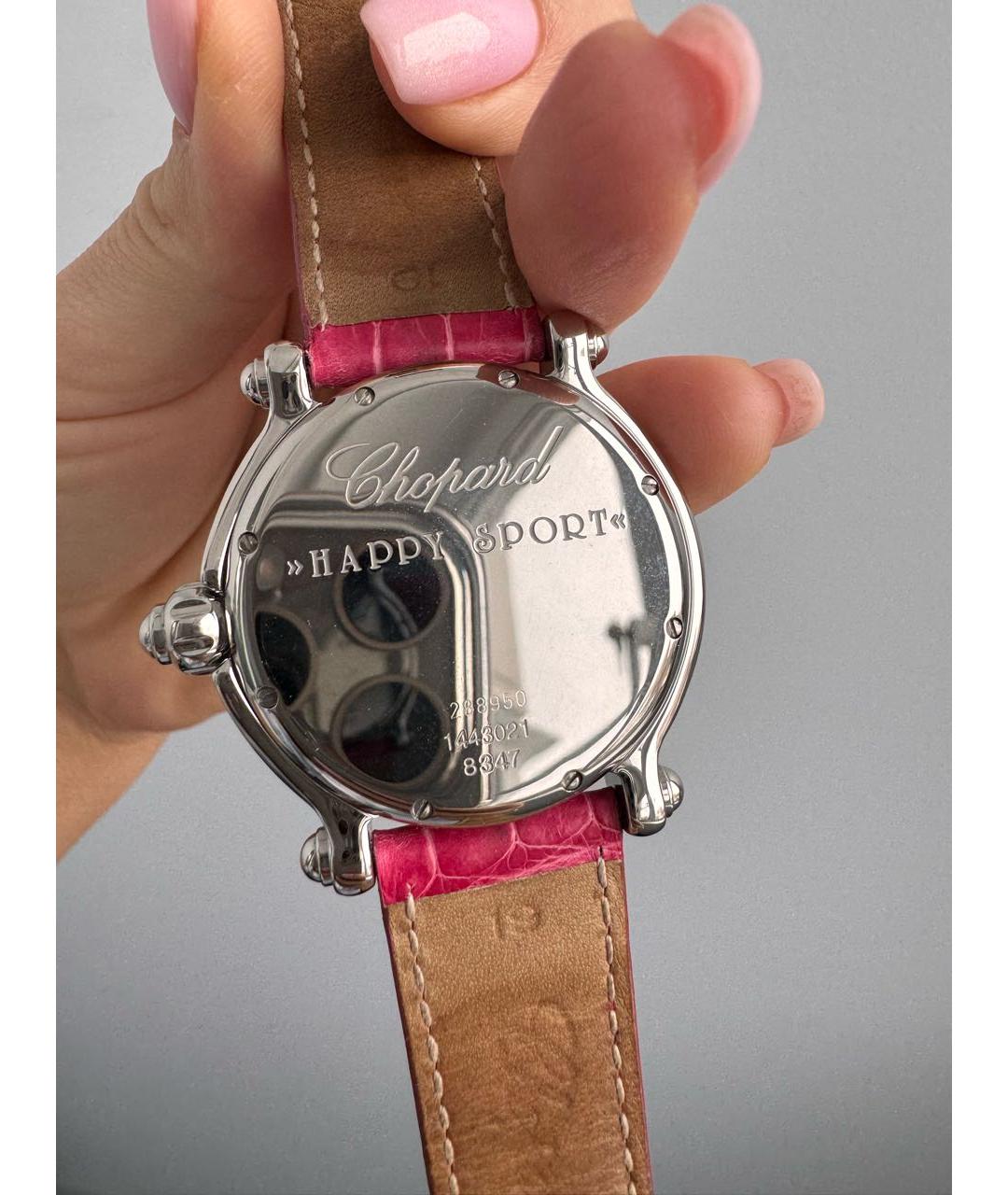 CHOPARD Розовые часы, фото 3