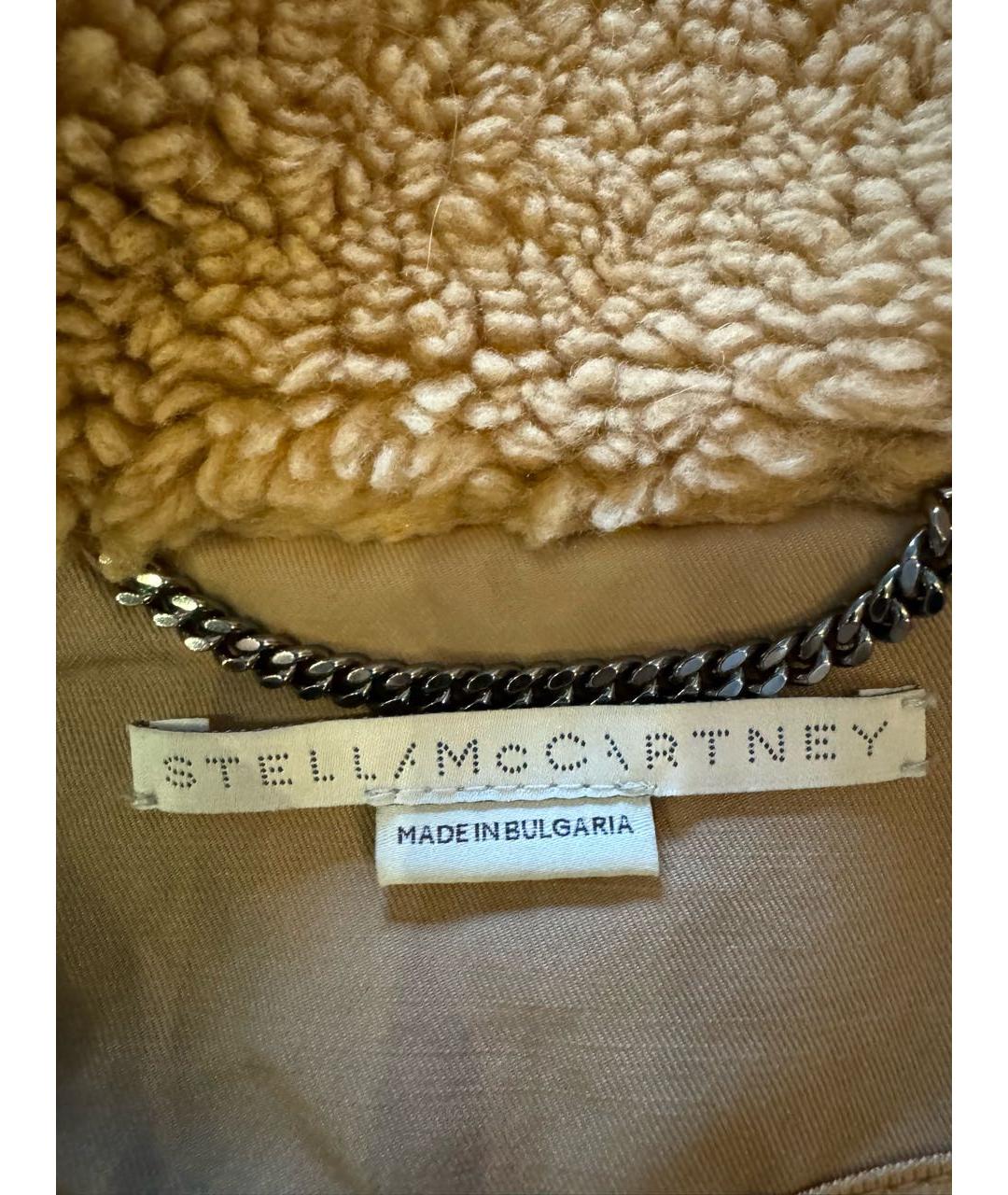 STELLA MCCARTNEY Коричневая меховая куртка, фото 3