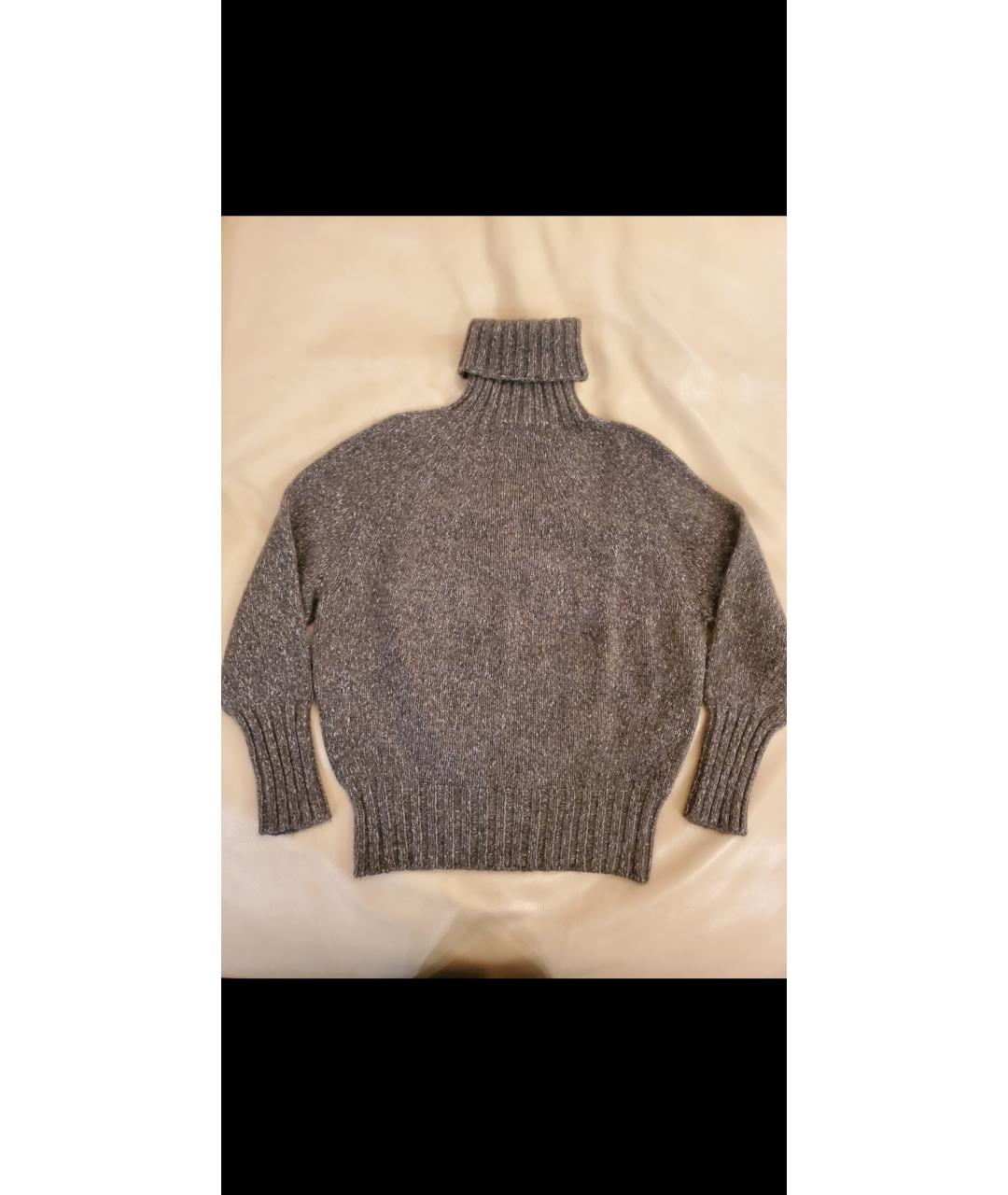 AGNONA Серый кашемировый джемпер / свитер, фото 6