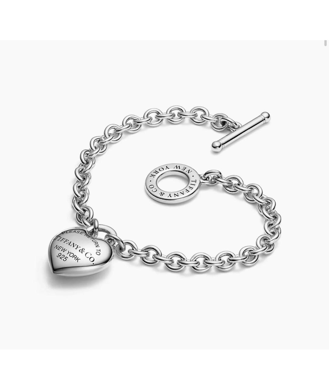 TIFFANY&CO Серебрянный серебряный браслет, фото 2
