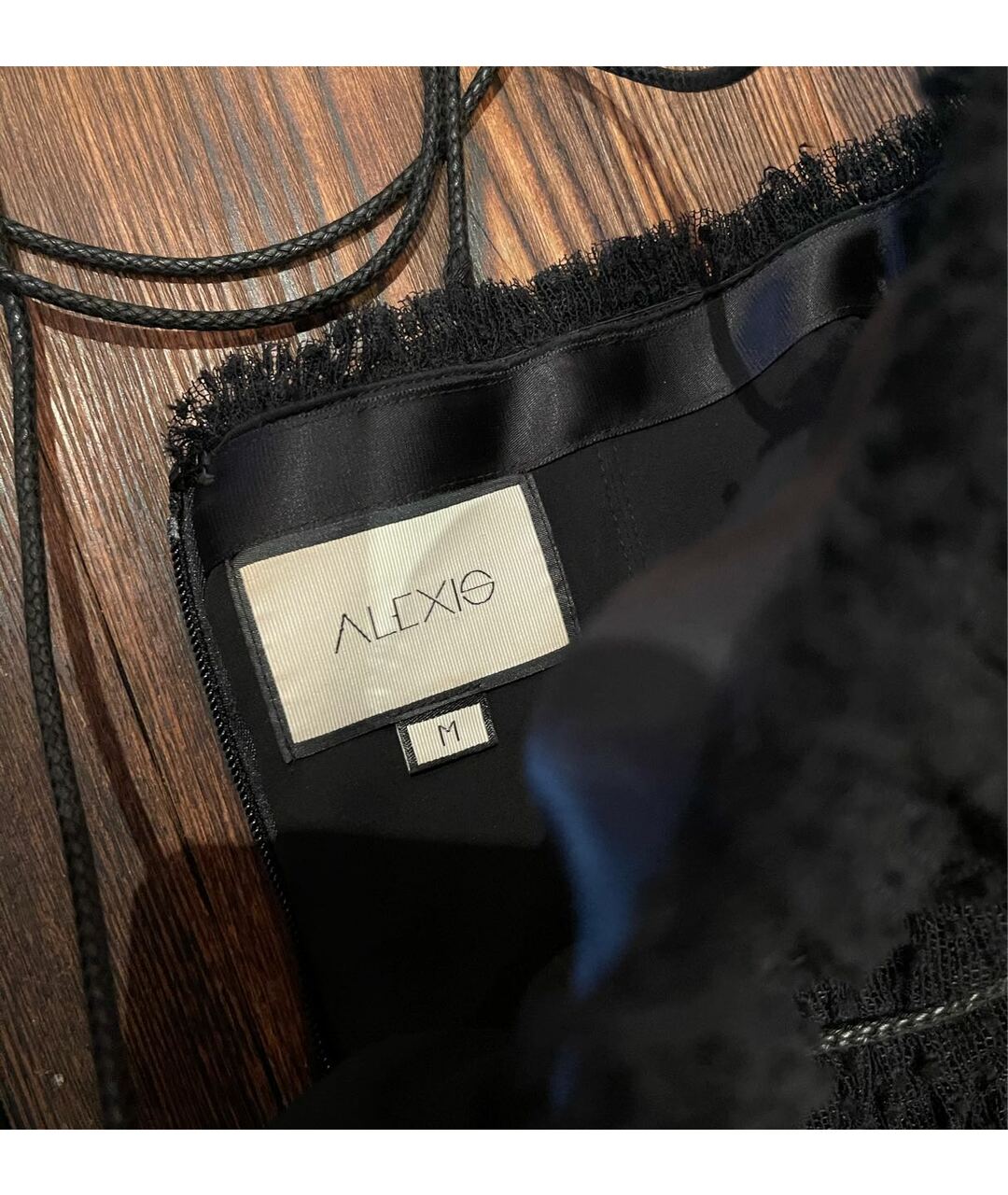 ALEXIS Черное вечернее платье, фото 5