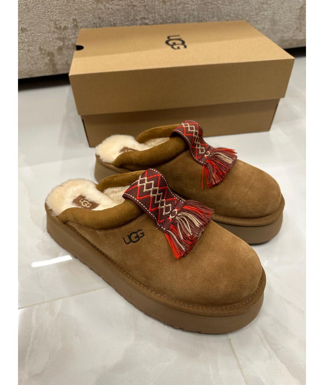 UGG AUSTRALIA Коричневые мюли, фото 2